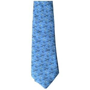 VINEYARD VINES Boys’ Boat Printed Tie, Blue